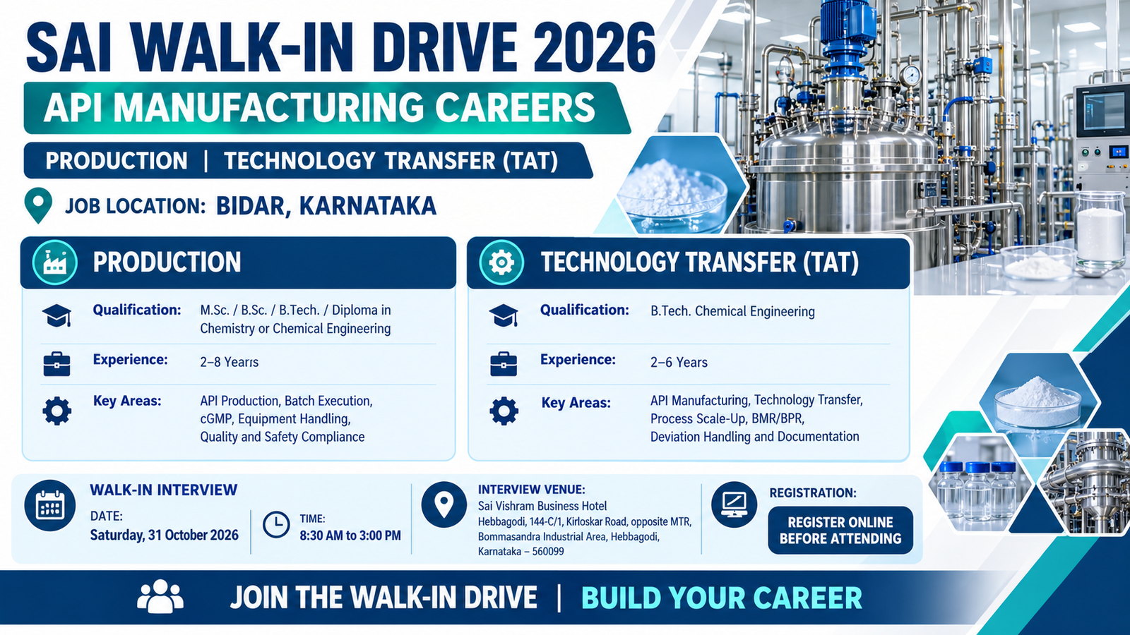 Sai Walk-In Drive 2026
