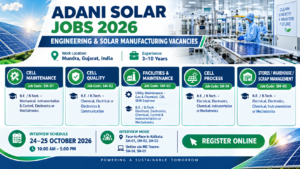 Adani Solar Jobs 2026