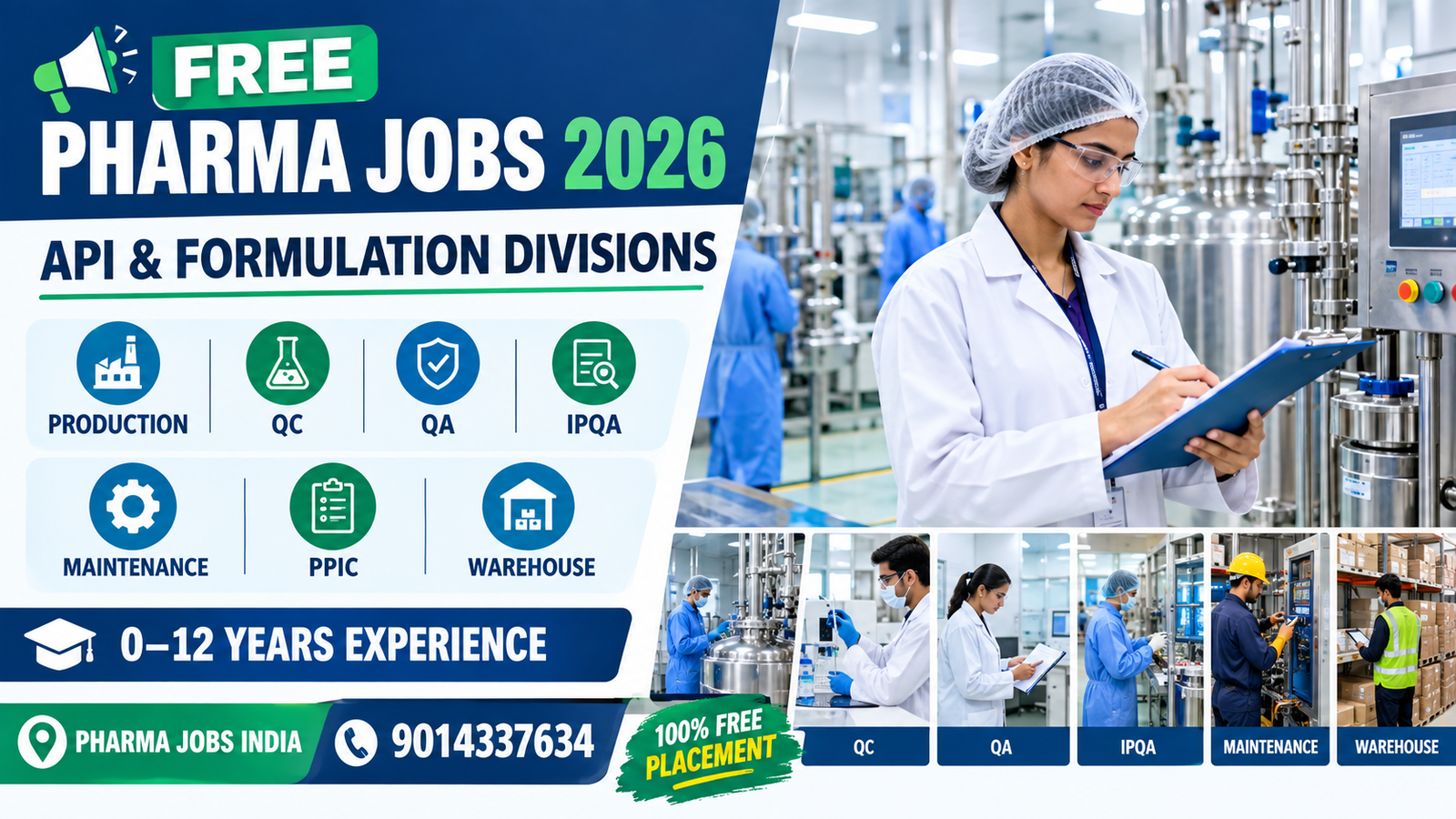 Free Pharma Jobs 2026