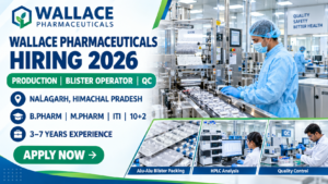 Wallace Pharmaceuticals Jobs 2026