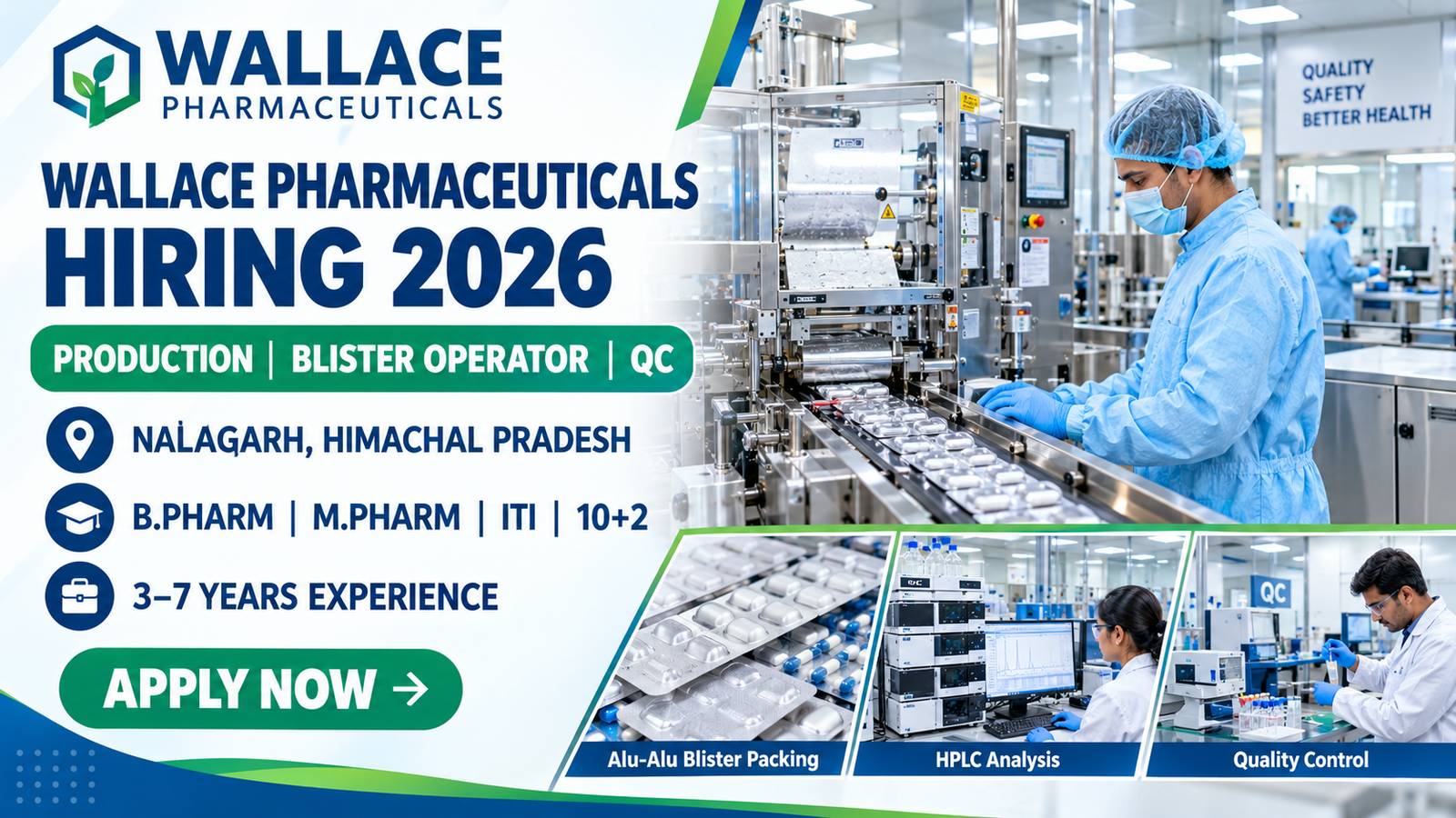 Wallace Pharmaceuticals Jobs 2026