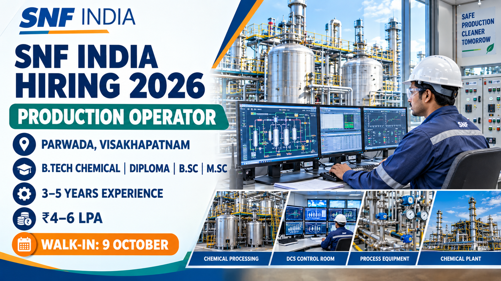 SNF India Jobs 2026