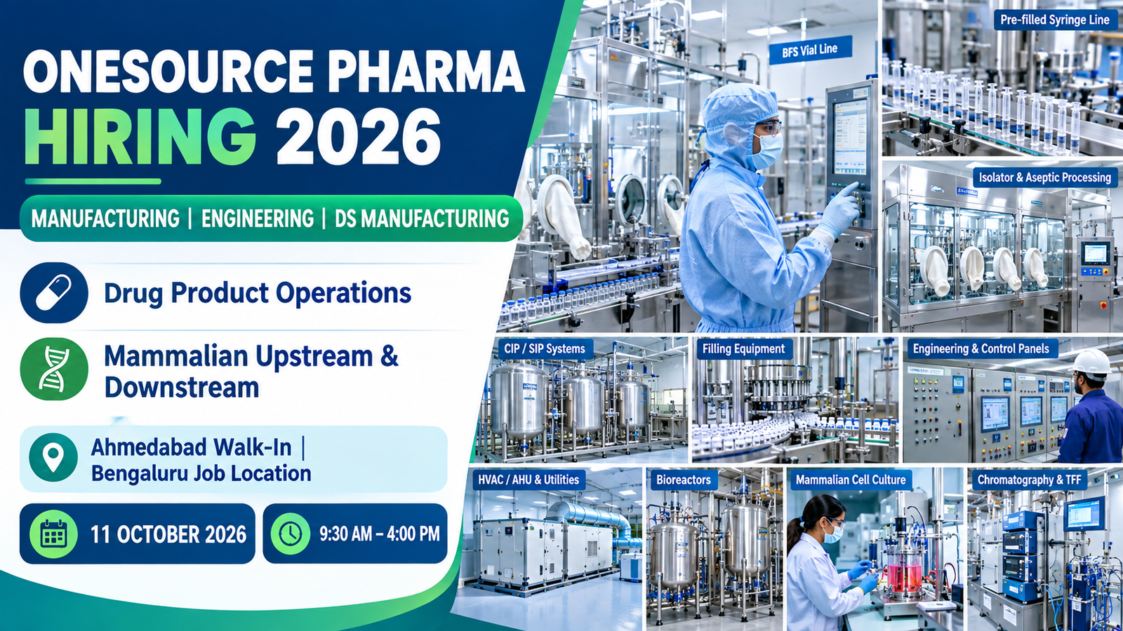 OneSource Pharma Walk-In Interview 2026