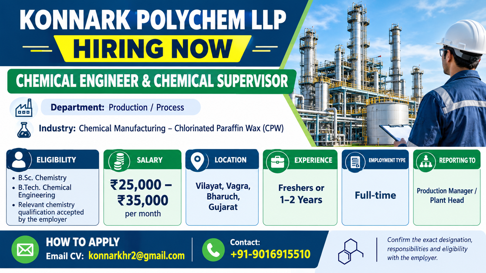 KonNark Polychem Jobs 2026