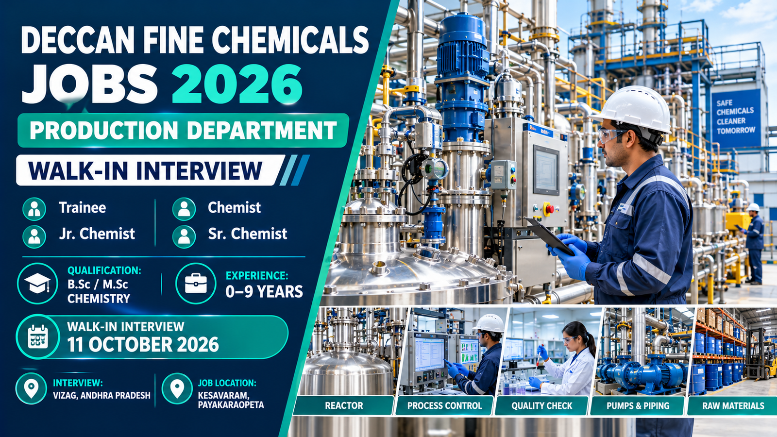 Deccan Fine Chemicals Jobs 2026