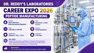 DR. REDDY’S LABORATORIES – CAREER EXPO 2026.