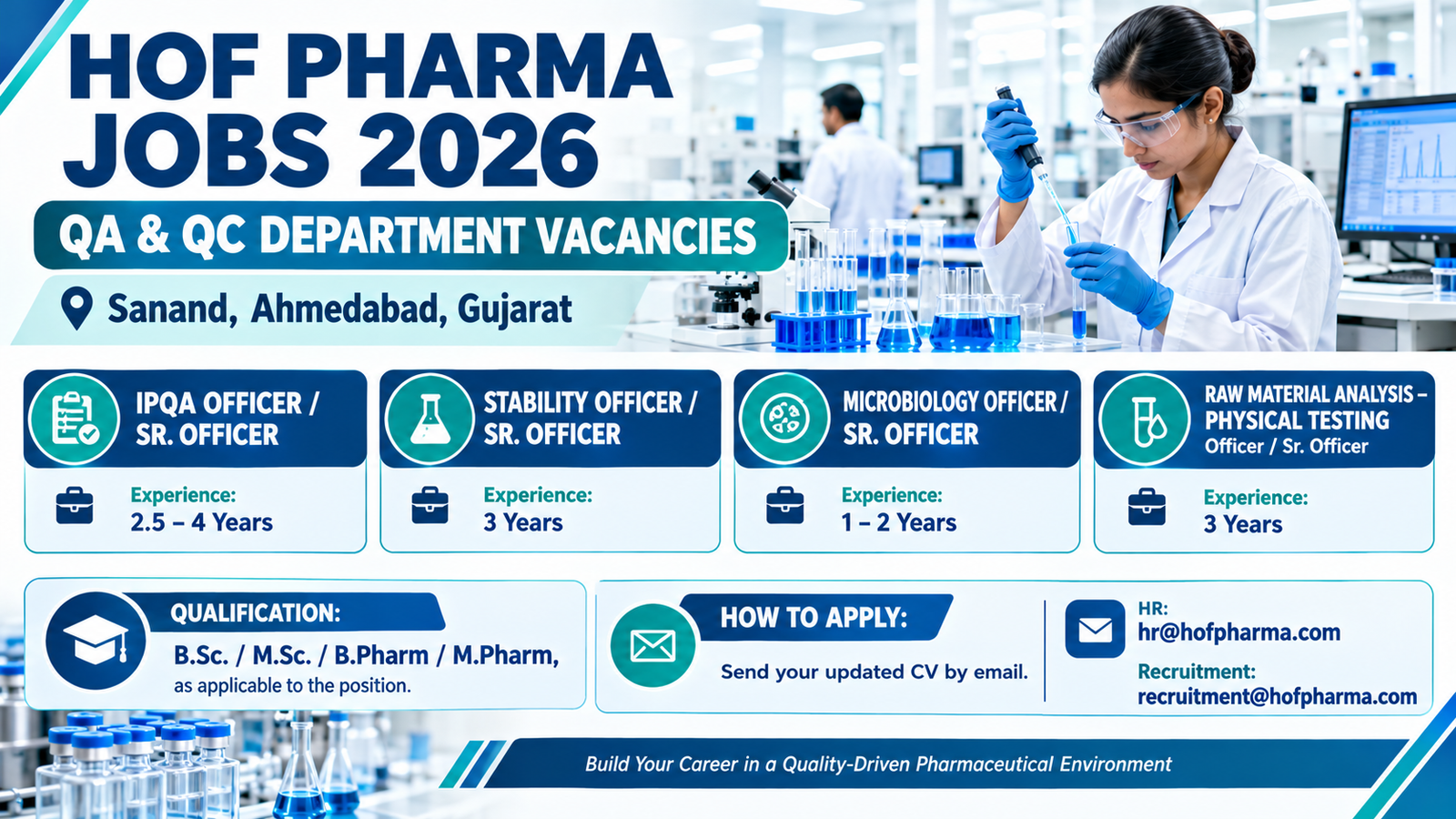 HOF Pharma Jobs 2026
