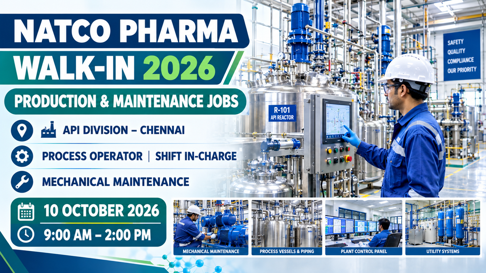 Natco Pharma Walk-In Interview 2026