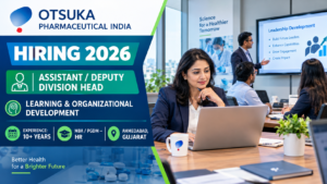 Otsuka Pharmaceutical India Hiring 2026