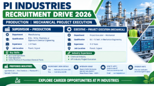 PI Industries Recruitment Drive 2026