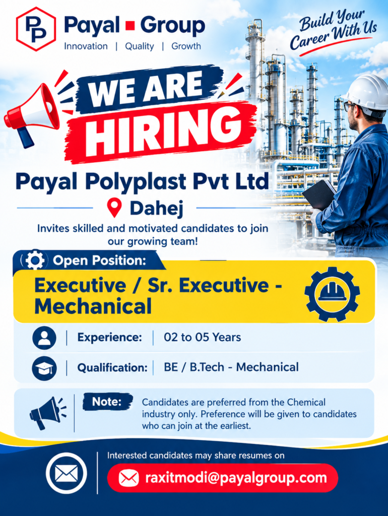 Payal Polyplast Jobs 2026