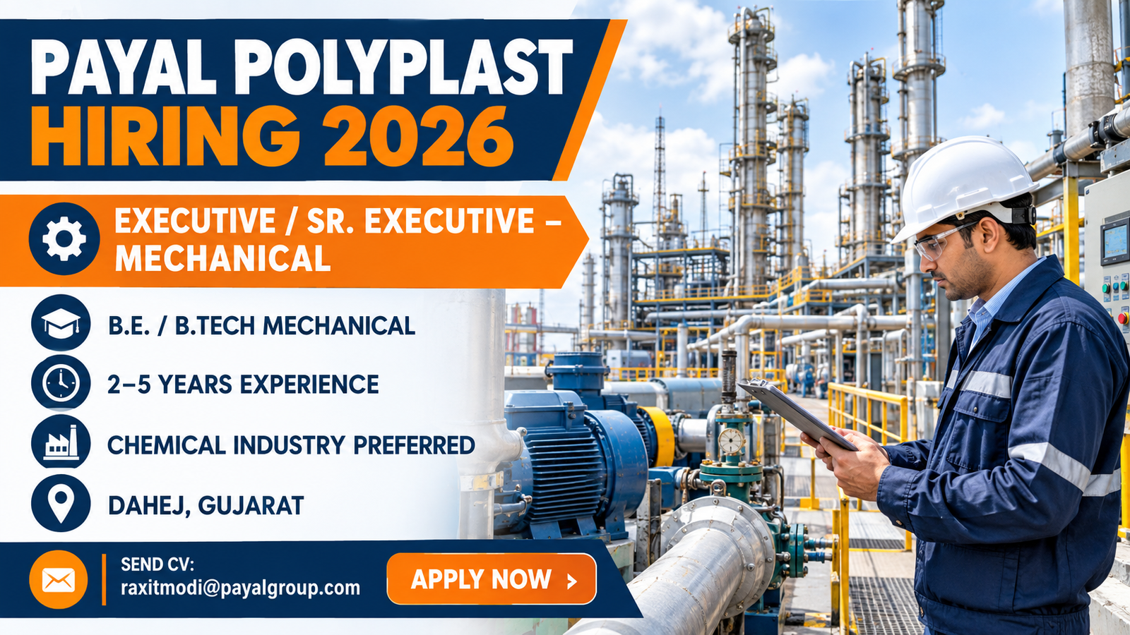 Payal Polyplast Jobs 2026