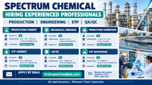 Spectrum Chemical Hiring 2026