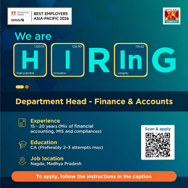 Aditya Birla Chemicals Hiring 2026